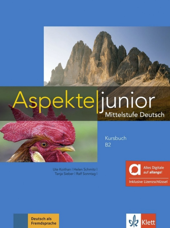 Aspekte junior 2 (B2) – Hybride Ausgabe – Lehrbuch + MP3 allango.net + Lizenz (24 Monate) Klett nakladatelství