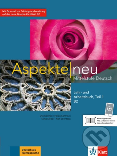 Aspekte neu B2 – Hybride Ausgabe – Lehr./Arbeitsbuch Teil 1 + MP3 allango.net + Lizenz (24 Monate) Klett nakladatelství