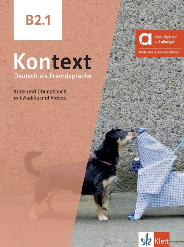 Kontext 2 (B2.1) – Hybride Ausgabe – Kurs./Übungsbuch Teil 1 + MP3/Video allango.net Klett nakladatelství