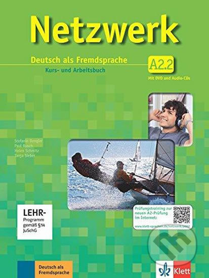Netzwerk A2.2 – Kurs/Arbeitsbuch + allango Teil 2 Klett nakladatelství