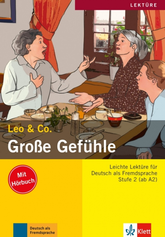 Leo und Co. Stufe 2 Grosse Gefühle Buch mit Audio CD Klett nakladatelství