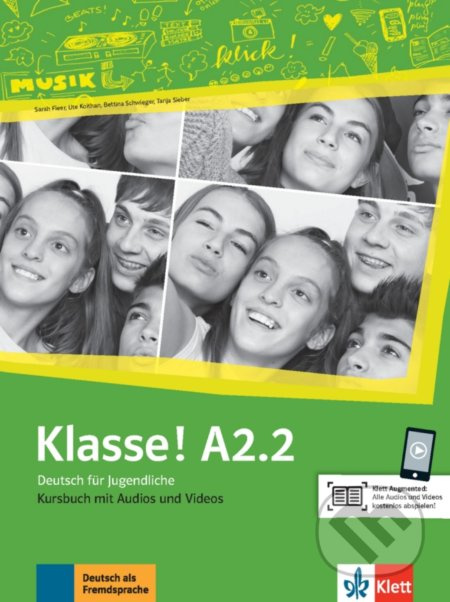 Klasse! A2.2 - Kursbuch mit Audios und Videos online - kniha z kategorie Jazykové učebnice a slovníky