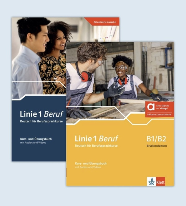 Linie 1 Beruf B1/B2 a B2 – Kurs/Übungsbuch PAKET Klett nakladatelství