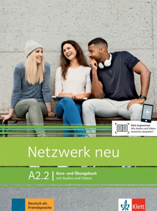 Netzwerk neu A2.2 – Hybride Ausgabe – Kursb./Übungsbuch + MP3/Video allango.net Klett nakladatelství