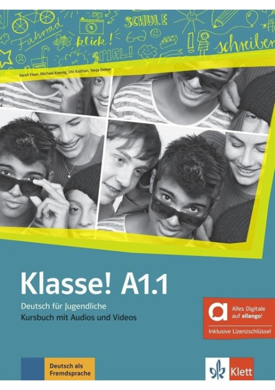 Klasse A1.1 – Hybride Ausgabe – Kursbuch + MP3/Video allango.net + Lizenz (24 Monate) Klett nakladatelství s.r.o.
