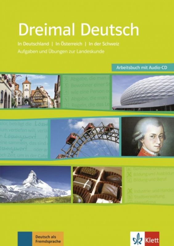 Dreimal Deutsch NEU, Arbeitsbuch + Audio-CD Klett nakladatelství