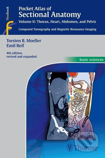 Pocket Atlas of Sectional Anatomy, Vol. 2: Thorax, Heart, Abdomen and Pelvis - kniha z kategorie Medicína