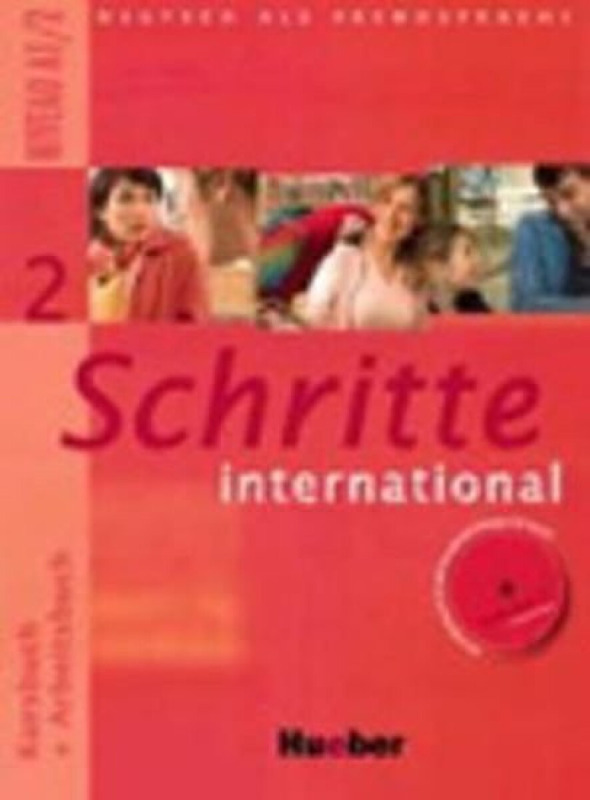 Schritte international 2 Kursbuch + Arbeitsbuch mit Audio-CD zum Arbeitsbuch  Hueber Verlag