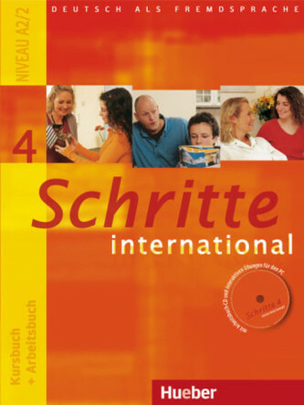 Schritte international 4 Kursbuch + Arbeitsbuch mit Audio-CD zum Arbeitsbuch  Hueber Verlag