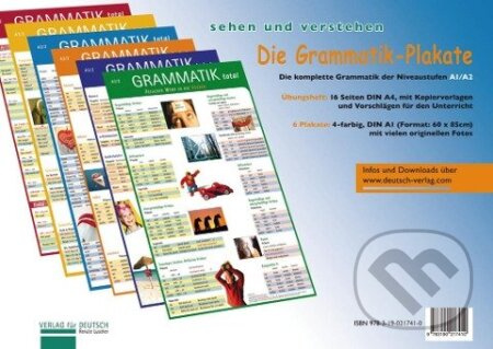Die Grammatik-Plakate. Übungsheft und 6 Plakate A1/A2 - kniha z kategorie Jazykové učebnice a slovníky