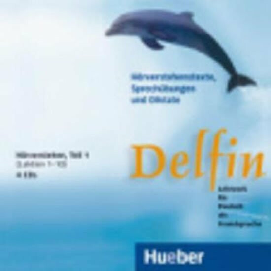 Delfin, zweibändige Ausgabe, 4 Audio-CDs Hörverstehe 1 Hueber Verlag