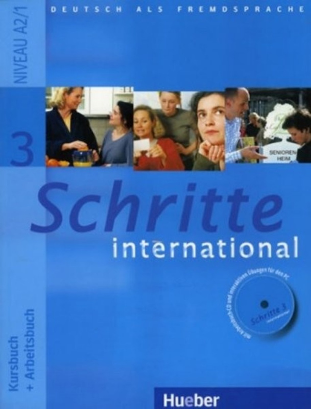Schritte international 3 Paket ( Kursbuch, Arbeitsbuch, CZ Glossar) Hueber Verlag