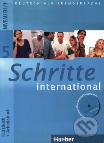 Schritte international 5 Paket ( Kursbuch, Arbeitsbuch, CZ Glossar) Hueber Verlag