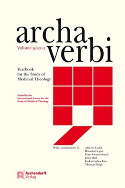 Aschendorff Verlag GmbH & Co. KG Archa Verbi 9/2012