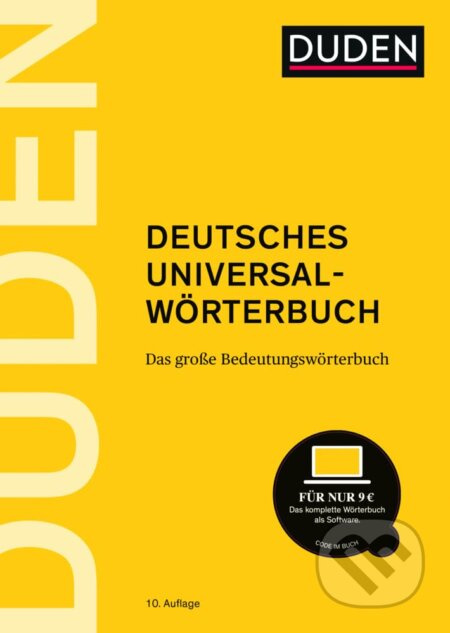 Duden – Deutsches Universalwörterbuch: Das große Bedeutungswörterbuch - kniha z kategorie Jazykové učebnice a slovníky