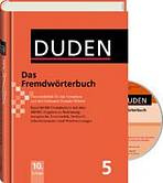 DUDEN 5 FREMDWÖRTERBUCH MIT CD-ROM Bibliographisches Institut GmbH