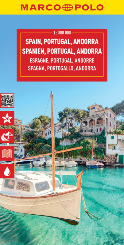 Španělsko, Portugalsko, Andorra 1:1 000 000 (automapa)