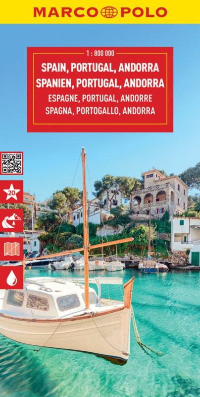 Španělsko, Portugalsko, Andorra 1:1 000 000 (automapa)