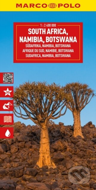 Jižní Afrika, Namibie, Botswana 1:2 400 000 / cestovní mapa MARCO POLO - kniha z kategorie Zdraví a životní styl