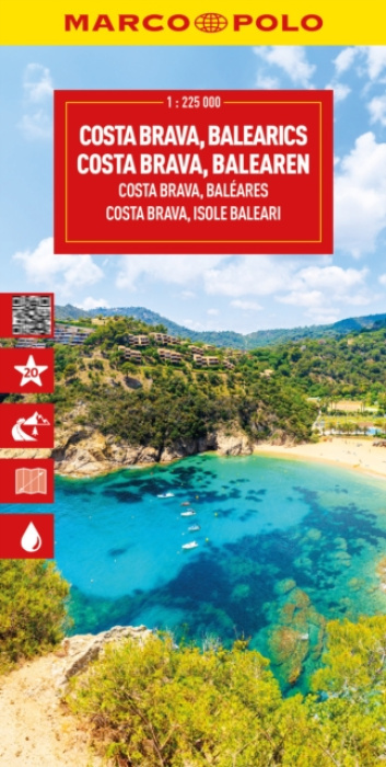 MAIRDUMONT GmbH & Co. KG Costa Brava Marco Polo Map - Marco Polo