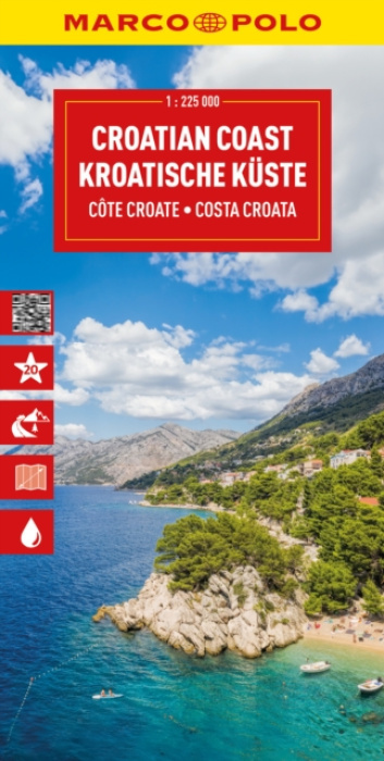 MAIRDUMONT GmbH & Co. KG Croatia Coast Marco Polo Map - Marco Polo