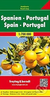 Spanien, Portugal 1:700 000 (Automapa - Platná do r. 2019)