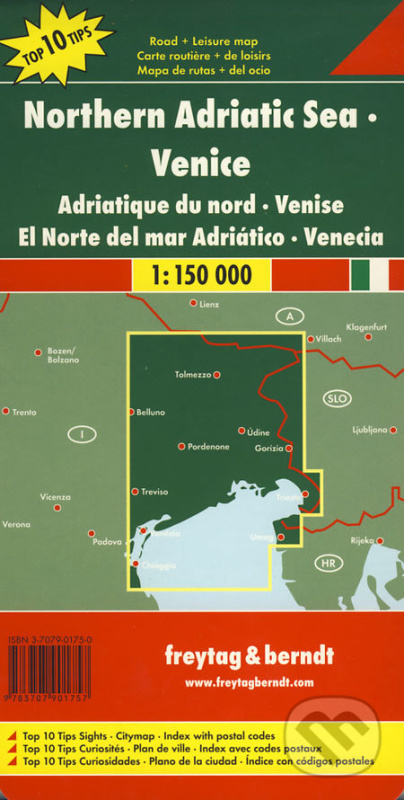 AK 0607 Severní Jadran - Benátky 1:150 000