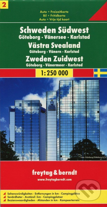 Schweden Südwest 1:250 000 (Automapa)