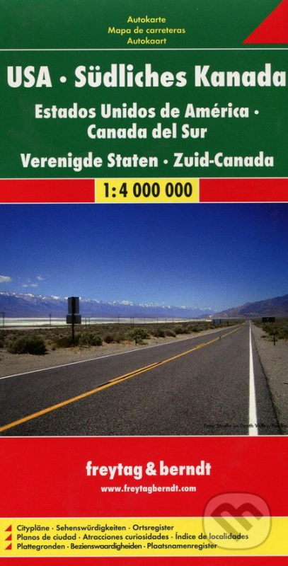 USA, Südliches Kanada 1: 4 000 000 (Automapa)