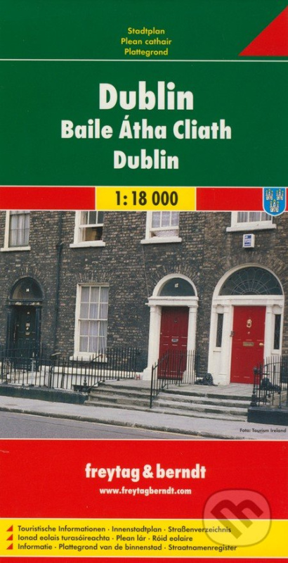 Dublin 1:18 000 (Mapa mesta)
