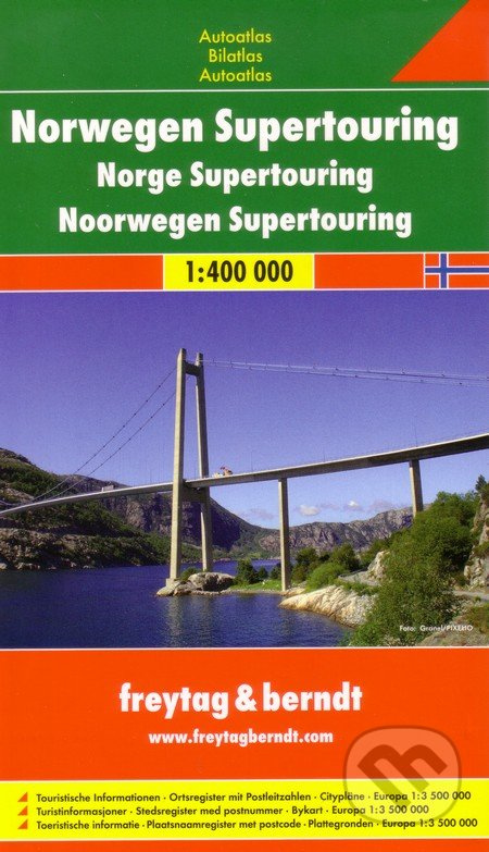 Norwegen Supertouring 1:400 000 (Autoatlas)