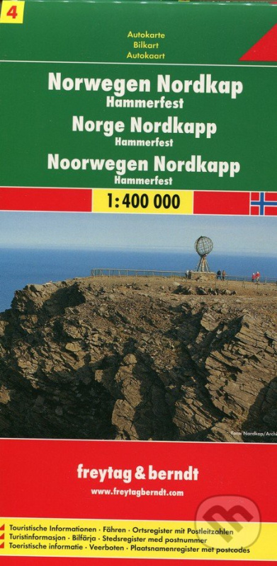 Norwegen Nordkap 1:400 000 (Automapa)