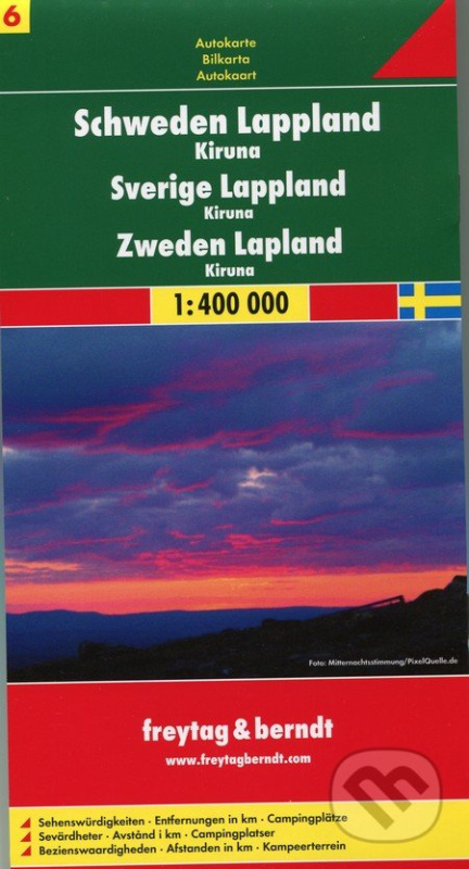 Schweden Lappland 1:400 000 (Automapa)