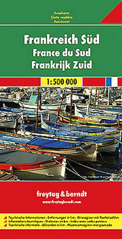 Frankreich Süd 1:500 000 (Automapa - platná do r. 2019)