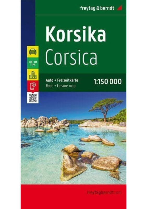 AK 0407 Korsika 1:150 000 / automapa + mapa volného času Freytag-Berndt und Artaria KG