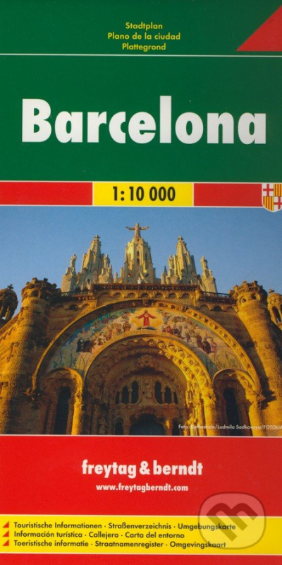 Barcelona 1:10 000 (Mapa mesta - platná do konca 2018)