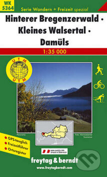 Hinterer Bregenzerwald, Kleines Walsertal, Damüls 1:35 000