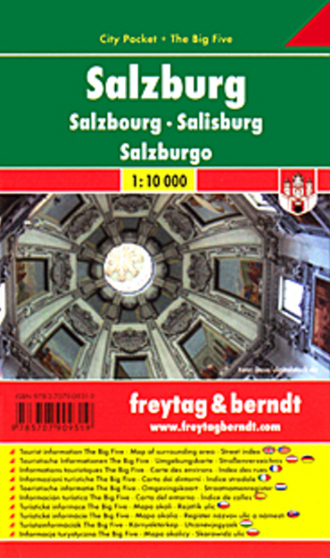 Salzburg 1:10 000 (Mapa mesta - vrecková)