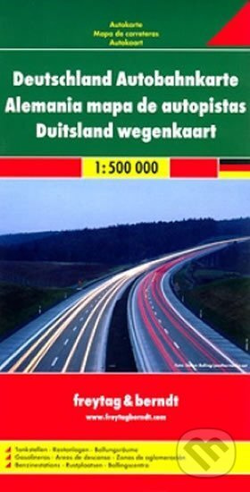 Deutschland Autobahnkarte/Německo1:500T/dálniční mapa