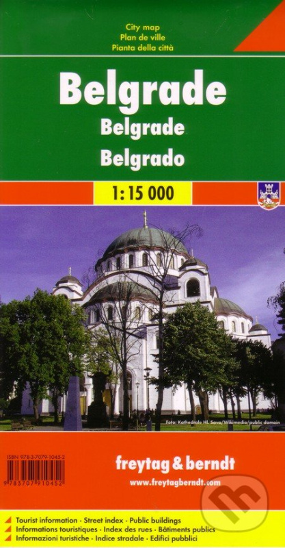 Belgrad 1:15 000 (Mapa mesta)