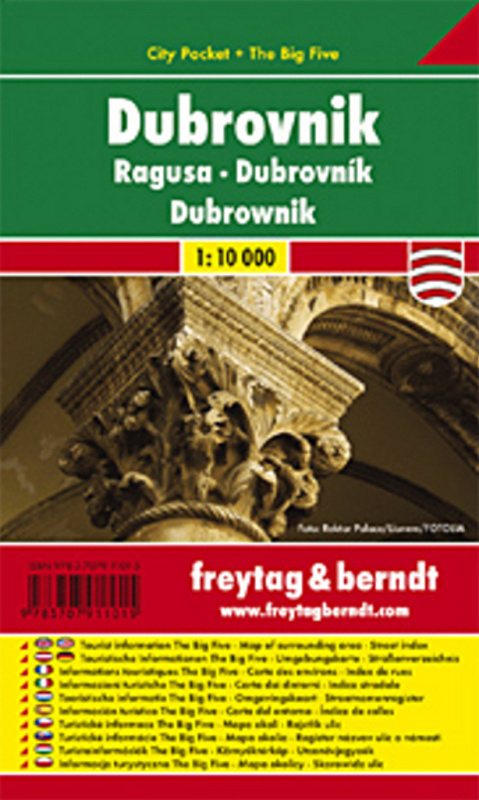 Dubrovnik 1: 10 000 (Mapa mesta)