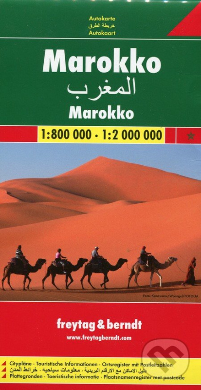Maroko 1:800 000  1:2 000 000 (Auomapa)