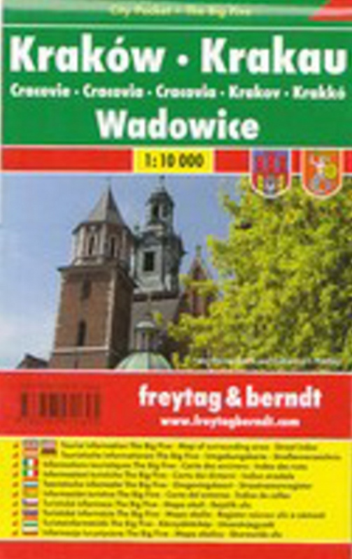 Kraków 1:10 000 (Mapa mesta-vrecková - Platná do konca roka 2021)