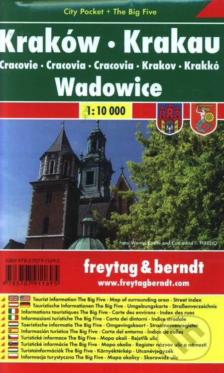 Kraków 1:10 000 (Mapa mesta-vrecková - Platná do konca roka 2021)