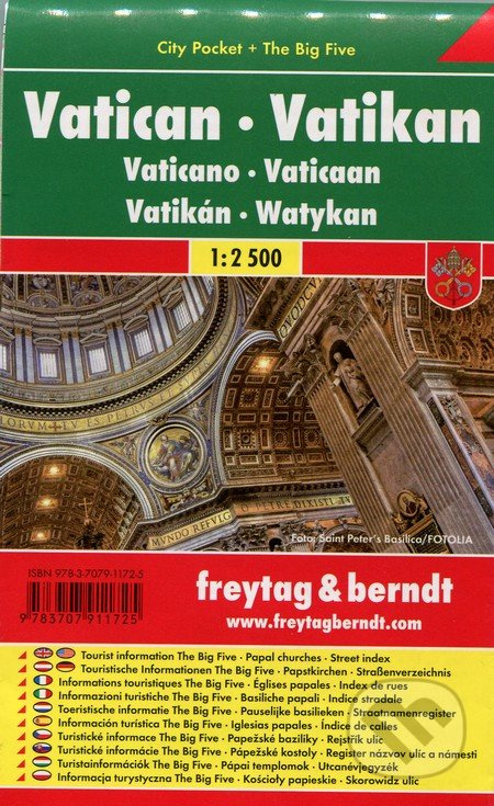 Vatican 1:2 500 (Mapa mesta - vrecková)