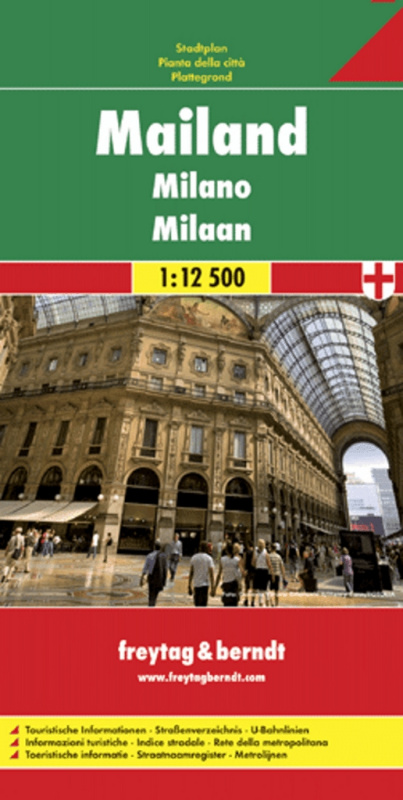 Mailand 1:12 500 (Mapa mesta)