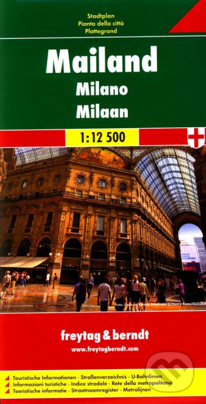 Mailand 1:12 500 (Mapa mesta)