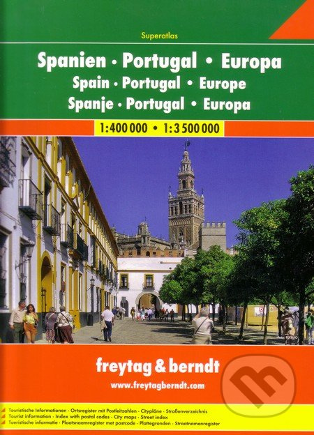 Spanien, Portugal, Europa  1:400 000  1:3 500 000 (Superatlas)