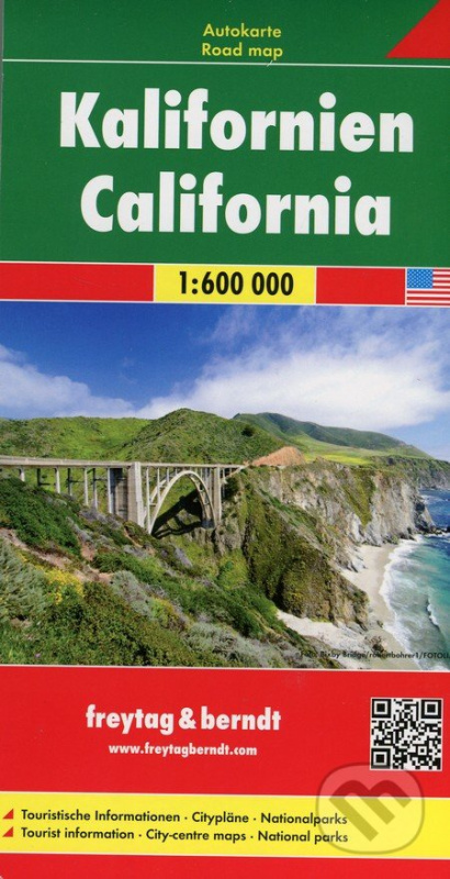 Kalifornien 1:600 000 (Automapa - Platná do r. 2019)