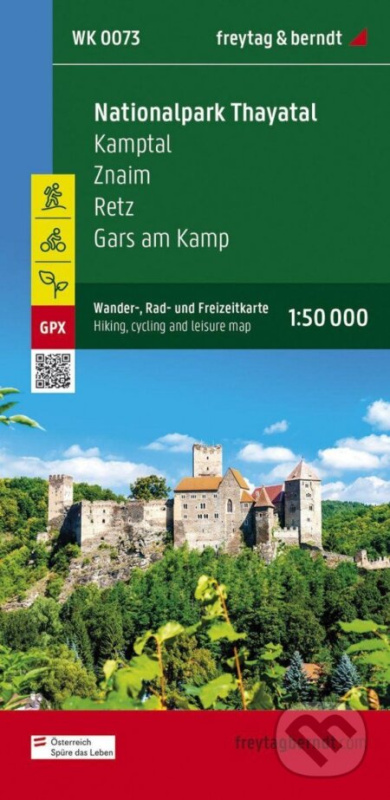Národní park Thayatal 1:50 000 / turistická a cykloturistická mapa